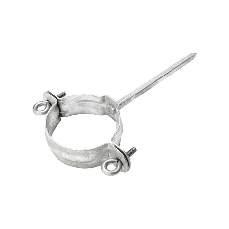 GRÖMO® Verzinkte Standrohrschelle ø80 mit Schlagstift 140mm, 97561 (1/2)