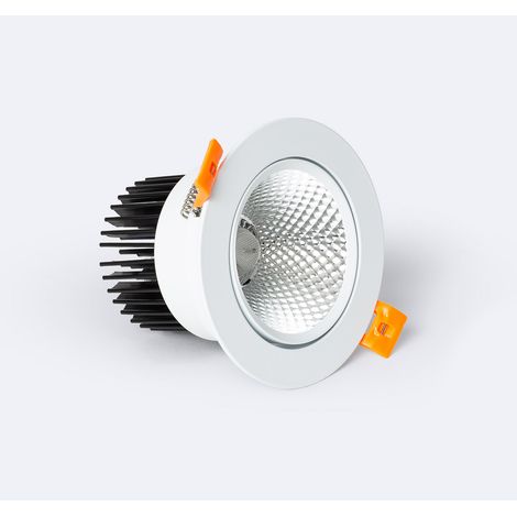 LED Downlight Einbaustrahler 12W Rund COB CRI90 Ausschnitt Ø 90 mm No Flicker 4000K Neutralweiß
