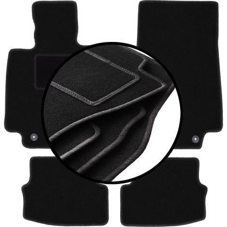 Ensemble complet de tapis en velours pour : Mercedes C W205 cabriolet, coupé (2015-) (1/5)