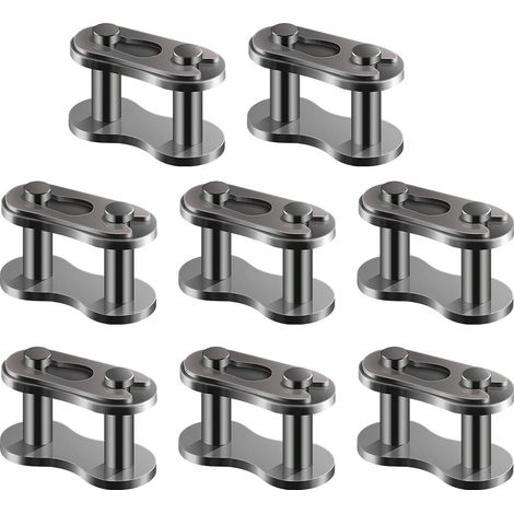 Lot de 8 Connecteurs Moto et Pocket Bike - Chaîne Master Link pour 50cc 70cc 90cc 110cc 125cc ATV Quad 4 Wheeler - Fabriqué en Chine 420