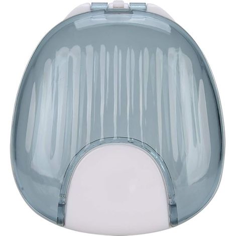 BEBUSINGOTO Boîte de retenue, boîte de protège-dents boîte de retenue portable embout étanche boîte de prothèse conteneur boîte de rangement de prothèse boîte à bretelles (fond blanc gris 982,7cm) (1/5)