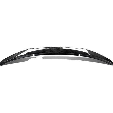 Spoiler trasero, aspecto de fibra de carbono, compatible con Audi, acabado negro brillante, aspecto de fibra de carbono (1/2)