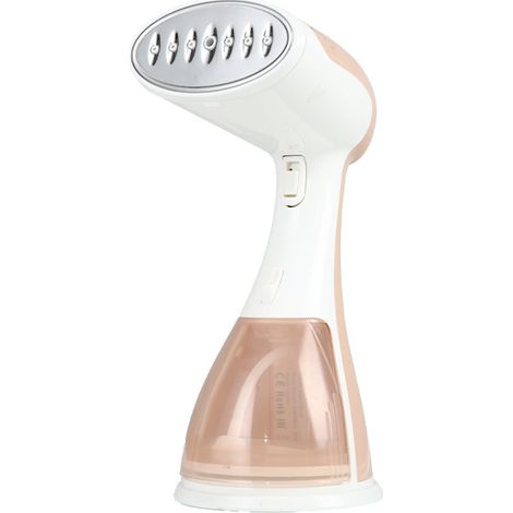 Défroisseur vapeur portable pour vêtements - 1500 W, chauffe rapide en 15 secondes, résistant à la chaleur, élimine les plis sur tous les tissus, réservoir de 300 ml idéal pour les voyages et les hôte (1/5)