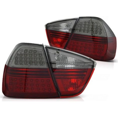 Feux arriere BMW E90 03 05-08 08 ROUGE FUMEE LED INDIC