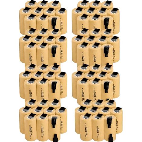 Batterie Rechargeable, Capacité de 2800mAh, Compatible avec les Outils Électriques, SC-80PCS (1/2)