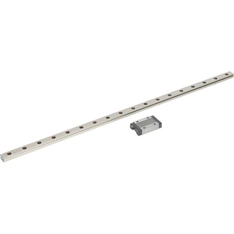 Glissière linéaire miniature MGN12H, guide de précision 12mm pour équipements d'automatisation, course 450mm (1/5)