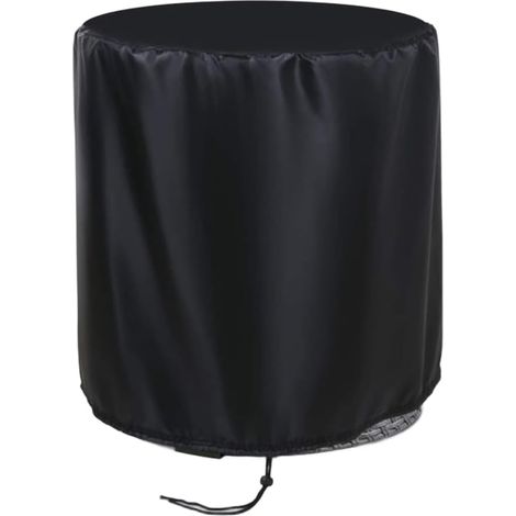 Housse Salon Jardin 52x58cm Tissu Argenté Enduit PU(Black) 210D Oxford pour haute densité, résistant pour déchirure, longue durée, ou blanc (1/5)