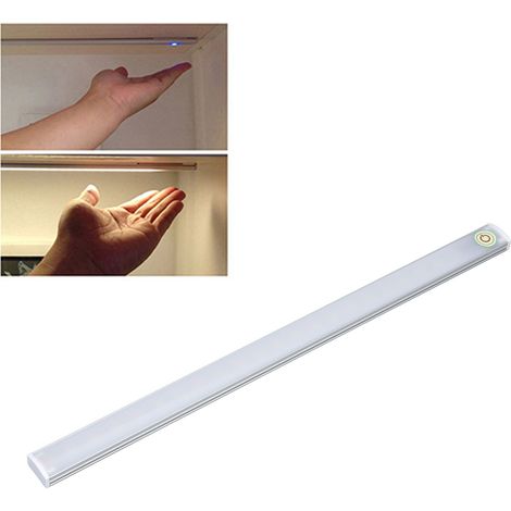 Lampe de lecture tactile USB à 22 LED, lampe de lecture confortable pour les yeux avec gradation progressive USB, convient aux dortoirs étudiants, aux armoires, aux penderies, aux caves à vin, aux éta (1/5)