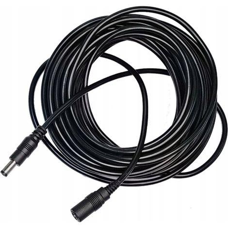Cable de extensión de alimentación de 10 m para cámaras, DC 5,5 mm, 10 metros (1/5)