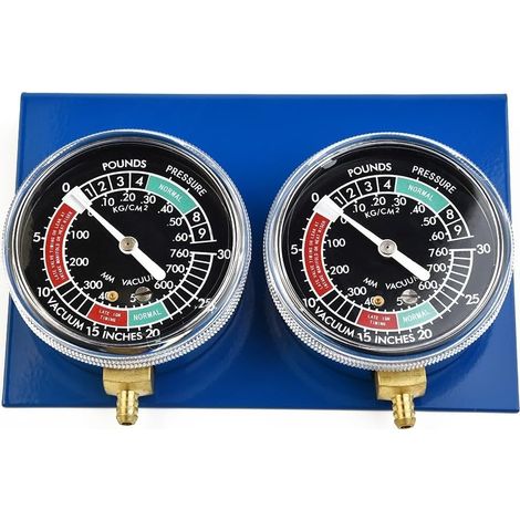 Outil d'équilibrage à vide pour moto tuning sur moteur 2 cylindres avec double jauge et rallonges en laiton