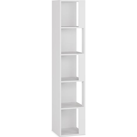 Etagère d'angle Fiyi 5 trous couleur blanc (1/5)