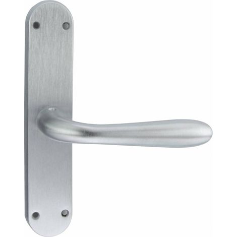 Cremonese Goccia Maniglia Per Balcone Finestra Mezza Impugnatura Cromo Sat