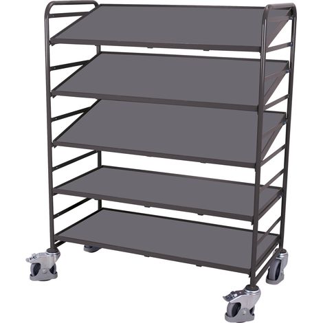 VarioFit Eurokastenwagen 5 Holzböden RAL 7016 (1/3)