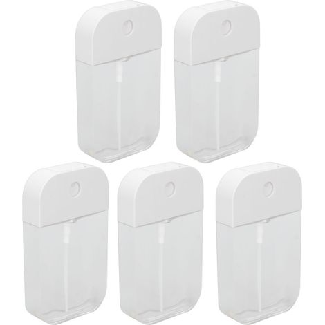 Flacons de Voyage 50ml Transparents Remplissables pour Dissolvant à Ongles - Lot de 5 (1/5)