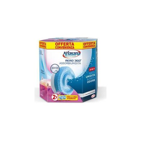 12 x ARIASANA RICARICA AERO 360 TAB LAVANDA 2X450 G