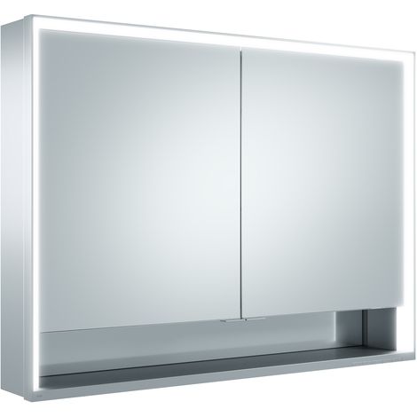KEUCO Royal Lumos armario con espejo 2 puertas, puerta corta,