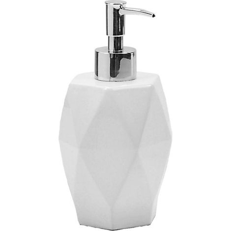 Distributeur De Savon En Céramique Blanche De 360 Ml Biancospino (1/5)