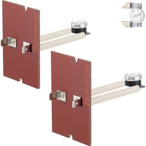 Lot de deux interrupteurs de limite de fournaise universels compatibles avec 87F16/87F1601 et L140-30F 36T01B3, pièces de rechange pour interrupteur de limite de fournaise. (1/5)