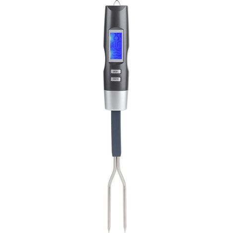 Fourchette numérique pour barbecue avec thermomètre à viande et écran LCD (1/5)
