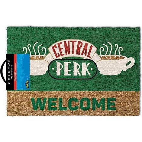 Tappetino d'ingresso Versa "Friends - Central Perk Welcome", in felpa, multicolore, 40 x 60 cm (GP85051)