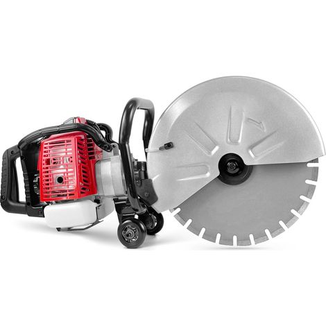 MSW – Scie à béton thermique 3000W – Profondeur de coupe 155 mm – Lame jusqu'à 400 mm – Pour béton armé et maçonnerie (1/5)