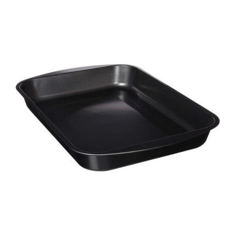 Bandeja para Horno Antiadherente Quid Sweet Grey Negro Metal 42 x 32 x 4 cm