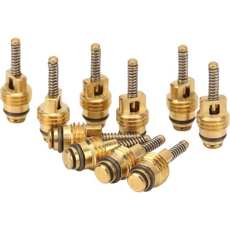 20 Pièces Noyau de Valve Climatisation Auto Alliage Aluminium Cuivre Haute Pression AC (1/5)