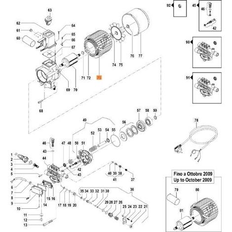 KIT STATOR EMAK ORIGINAL CH30410324