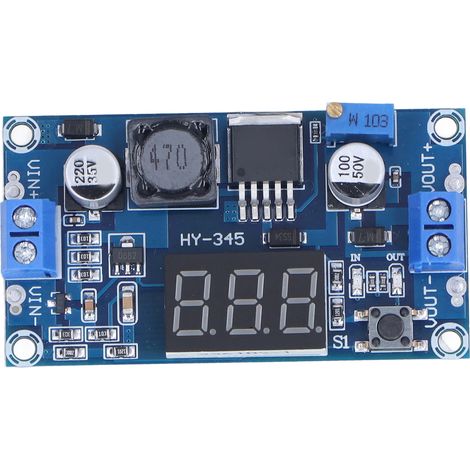 Module élévateur de tension DC-DC XL6009 3A, régulateur à affichage numérique 5-32V, carte de circuit imprimé step-up, convertisseur boost pour alimentation. (1/5)