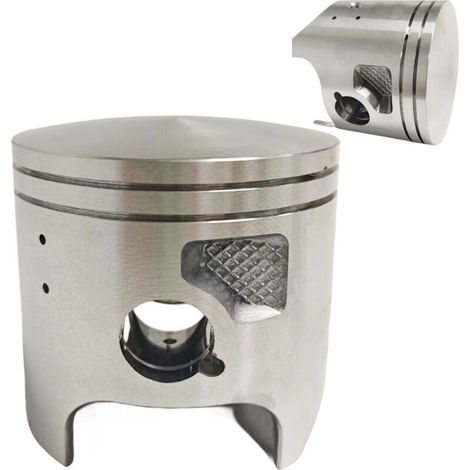 Le piston pour moto KDX200 a un diamètre de 66 mm et un axe de piston de 16 mm. Il est compatible avec les motos Kawasaki KDX200 de 1989 à 2006. Ce piston est conçu pour la récupération de la compress (1/3)