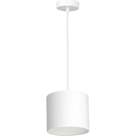 Lampada a sospensione Arden bianca Ø18 E27 15W Luminex