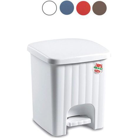 Poubelle à pédale Mini Tortora L 4,5 Stefanpl