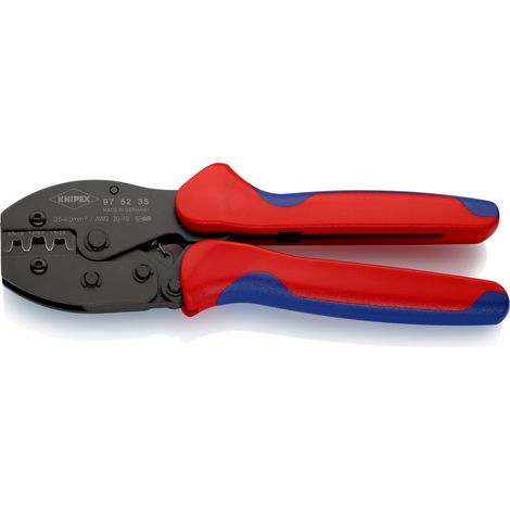 KNIPEX 97 52 35 SB PreciForce® Crimpzange mit Mehrkomponenten-Hüllen brüniert 220 mm (1/2)