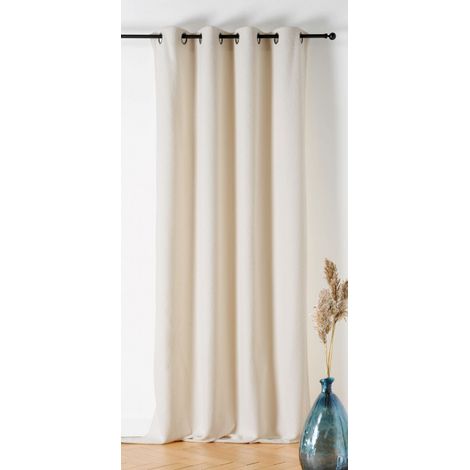 Rideau d'ameublement "mouton" - 140x240cm - Blanc (1/2)