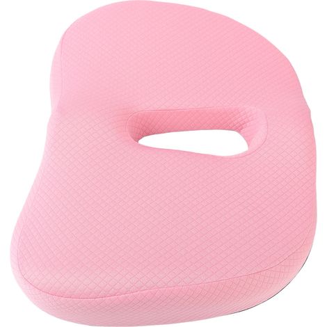 Coussin Beignet Orthopedique Bureau, Assise en Mousse a Memoire de Forme, Coussin Siege Respirant et Doux, Rose, Taille Unique (1/5)