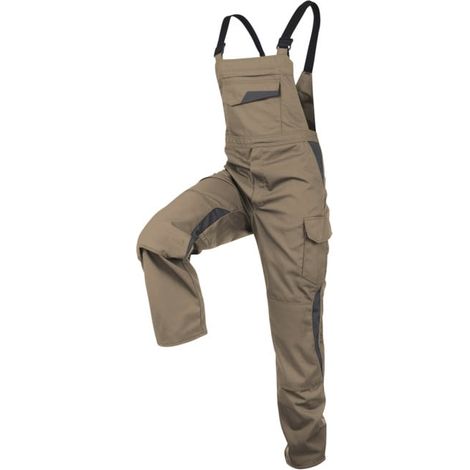 [NEUWERTIG] Kübler Latzhose Arbeitshose Vita Mix Sandbraun Anthrazit 3 L47 Arbeitsklamotten B-Ware