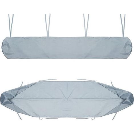 Sac de Protection pour Store Banne, 4m Housse de Protection Anti-poussière pour auvent de terrasse Gris Housse de Rangement pour auvent de terrasse, Protection imperméable en Hiver (1/4)