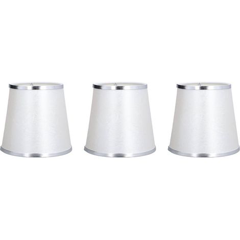 3 kleine, aufsteckbare Lampenschirme für Tischlampen (1/5)