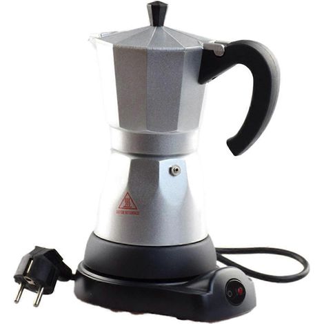 Elektrische Espressomaschine für 6 Tassen, EU-Stecker