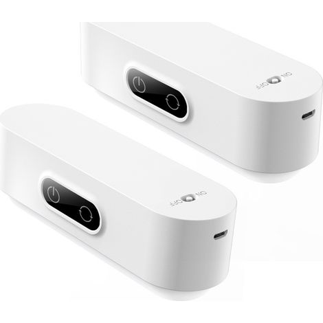 Lampes adhésives tactiles, lampes de robinet avec batterie 2000 mAh, sans fil, à intensité variable, 5 températures de couleur, rechargeables par USB, pour la cuisine, les placards, la table de chevet (1/5)