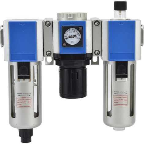 Luftkompressor, Durchflussfilter, Druckregler, Öler, Öl-Wasser-Abscheider, GC300-15 Kombinationseinheit (1/5)