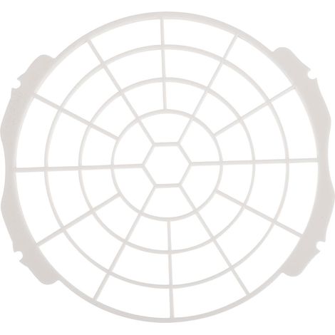 Adaptador de escape para aire acondicionado portátil, rejilla antipolvo de plástico blanco, rejilla de malla redonda, para acampar y que filtra eficazmente las impurezas (1/5)