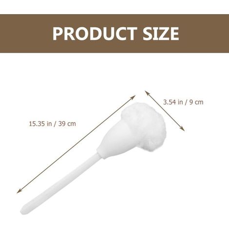 Ensemble 5 brosses de nettoyage de toilettes à poils souples avec poignée ergonomique pour un nettoyage en profondeur de la salle de bain (1/4)