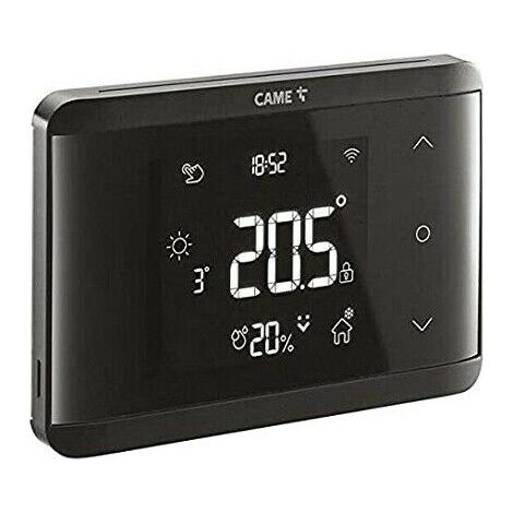 BPT Came cronotermostato wifi semi-incasso 230V nero - TH/700 BK - 845AA-0110