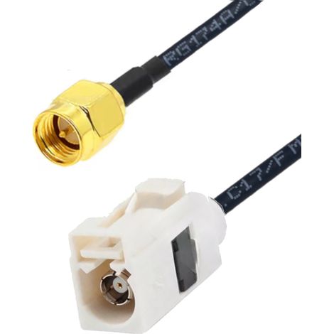 Cavo di collegamento Fakra con presa B / connettore SMA RG174, 1 m