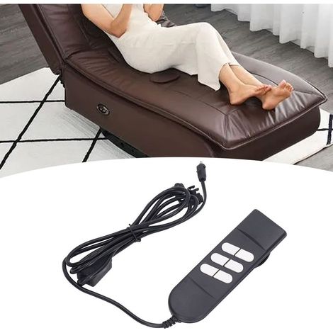 Télécommande pour Fauteuil Électrique 6 Boutons, Contrôle Double Actionneur ABS (1/5)