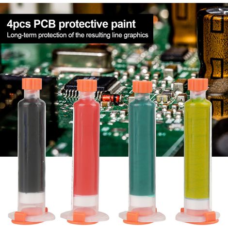 Kit de 4 outils de réparation de pâte à braser liquide avec flux pour cartes PCB BGA (1/5)