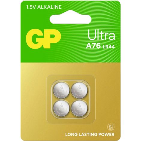 GP Knopfzelle LR44 1.5 V 4 St. 110 mAh Alkali-Mangan Ultra (1/3)
