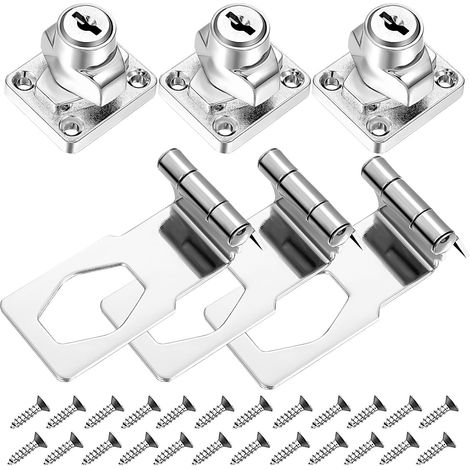 Lot de 3 Sets de Verrous Antivol pour Porte (1/5)