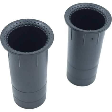 Lot de 2 tubes noirs pour haut-parleur – Évent Bass Reflex 35 x 80 mm pour caissons de basses (1/5)